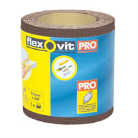 Flexovit Sanding Rolls P120G 115mm x 10m Dark Brown