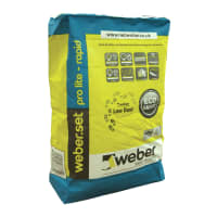 Weber Tile Fixing Set Pro Lite Rapid S2 20 kg Grey