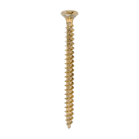 TIMco Solo Woodscrews 4.5 Gauge 60mm Zinc Yellow Passivated Box of 200