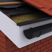 Timloc Over Fascia Eaves Vent 1m x 35mm Black