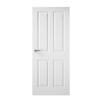 Premdor Internal 4 Panel Smooth Moulded Fire Door 2040 x 826 x 44mm