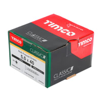 TIMco Classic Pozi Countersunk Wood Screw 40 x 5mm Box of 200