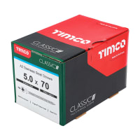 TIMCO Classic A2 Multi-Purpose Screws 70 x 5mm Wax Lubricated