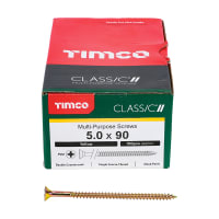 TIMCO Classic Pozi Countersunk Wood Screw 90 x 5mm Box of 100