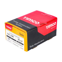 TIMCO Double Countersunk Solo Woodscrews 100 x 5mm 100 Pieces