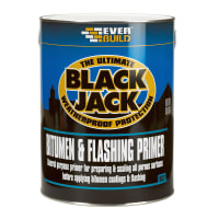 Everbuild 902 Bitumen and Flash Primer 5 Litres Black