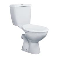 Essential Ocean Close Coupled Pan Cistern Seat Pack 780mm H White