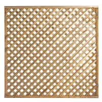 Grange Fencing Elite Square Lattice 180 x 180 x 4cm Natural