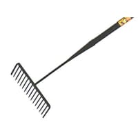 Roughneck Tarmac Rake 1.7m x 400mm Black 8 Pieces