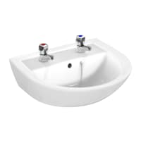 Armitage Shanks Sandringham 21 Pedestal Basin White