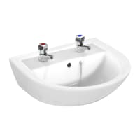 Armitage Shanks Sandringham 21 Pedestal Basin White