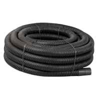 Naylor Agri-Drain Perforated Land Drain Pipe 25m x 80mm Black