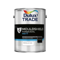 Dulux Trade Mouldshield Paint 5 Litres Pure Brilliant White