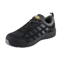 JCB Cagelow Safety Trainer Mesh KUP Lightweight Black/Grey