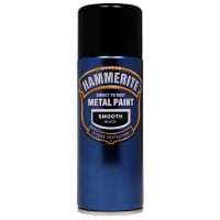 Hammerite Direct to Rust Metal Smooth Finish Paint 400ml Black