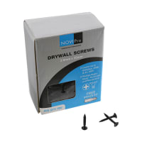 NOVIPro Drywall Screws 3.5 x 25mm Black Phosphate Plated Pack of 500