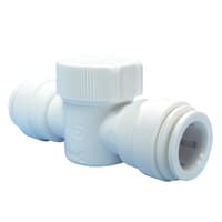 JG Speedfit Emergency Shut Off Tap 15mm White