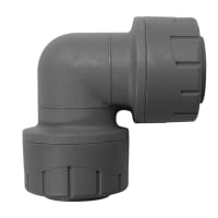 PolyPlumb PB128 Elbow 28mm Grey