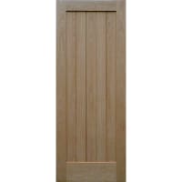 Jewson FSC Oak Door 5 Panel Vertical Standard 762 x 1981mm