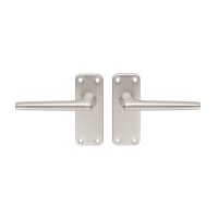 Carlisle Brass Aluminium Lever Latch Door Handle Satin Anodised Aluminium