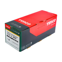 TIMCO Classic Screw PZ3 6mm Gauge 200mm L Zinc Yellow Passivated