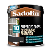 Sadolin Superdec Paint 2.5L Black Gloss