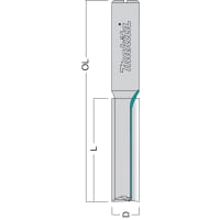 Makita Double Flute Straight Steel 12.70 x 95mm