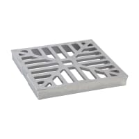 Polypipe Bottle Gully Square Grid 150 x 150mm Grey