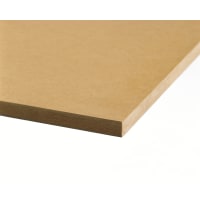 Chocolate Hardboard MDF, 1 Side (1/8 in x 4 ft x 8 ft)