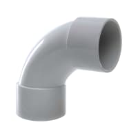 Polypipe 92.5° Swept Bend 32mm Grey WS13G