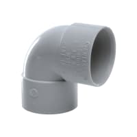 Polypipe 90° Knuckle Bend 32mm Grey WS15G