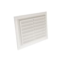 Face Fitting Louvre Ventilator 273 x 198mm White