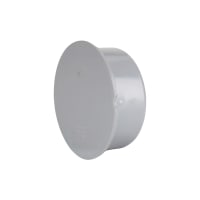 Polypipe Soil Socket Plug 110mm Grey