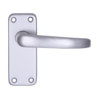 Straight Latch Door Handle Aluminium