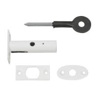 Door Rack Bolt White