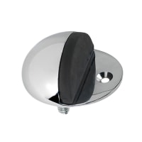 Oval Doorstop Chrome Plated