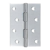 Light Butt Hinge 100 x 30mm Pack of 3 Zinc Plated