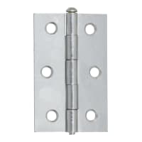 Pin Hinges 76mm L Bright Zinc Plated Pack of 2