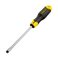 STANLEY Cushion Grip Screwdriver Flared 150mm L Black/Yellow