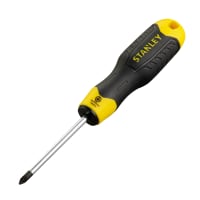 STANLEY Cushion Grip Screwdriver Pozidriv 75mm L Black/Yellow