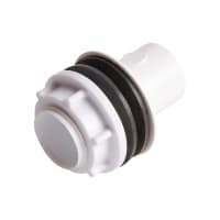 Osma 1E129W Straight Tank Connector 80 x 21.5mm (L x Dia) White