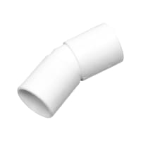 Osma Overflow Solvent Bend 25 Degrees 21.50mm Dia White