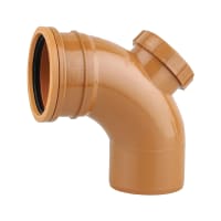 OsmaDrain Single Socket Short Radius Bend 87.5 Degrees 110mm Dia