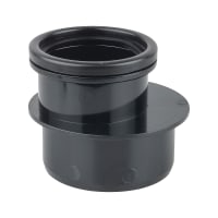 Wavin OsmaSoil Single Socket Reducer 110 x 82mm Black