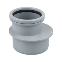 Wavin OsmaSoil Single Socket Reducer 110 x 82mm Grey