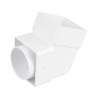 Osma SquareLine Offset Bend-Socket 67.50 degrees 61mm Dia White