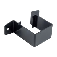 Osma SquareLine Pipe Bracket-Stand Off 126 x 90 x 42mm Black