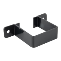 Osma SquareLine Pipe Bracket 61mm Dia Black