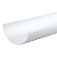 Osma RoundLine Gutter 2m x 112mm White Pack of 5