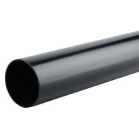 Wavin Osma RoundLine Gutter Pipe 68mm x 2m Black